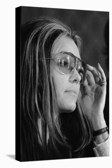 Gloria Steinem, Feminist and a Leader of the 1970's Woman's Movement, 1972-null-Stretched Canvas