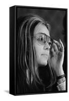 Gloria Steinem, Feminist and a Leader of the 1970's Woman's Movement, 1972-null-Framed Stretched Canvas