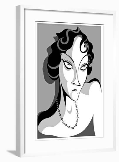 Gloria Swanson, 2018-Neale Osborne-Framed Giclee Print