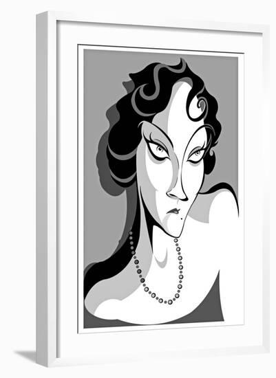 Gloria Swanson, 2018-Neale Osborne-Framed Giclee Print