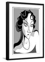 Gloria Swanson, 2018-Neale Osborne-Framed Giclee Print