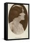 Gloria Swanson, American Actress and Film Star-null-Framed Stretched Canvas