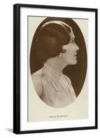 Gloria Swanson, American Actress and Film Star-null-Framed Photographic Print