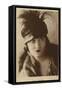 Gloria Swanson, American Actress and Film Star-null-Framed Stretched Canvas