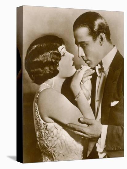 Gloria Swanson American Film Actress with Rudolph Valentino-null-Stretched Canvas