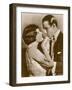 Gloria Swanson American Film Actress with Rudolph Valentino-null-Framed Photographic Print