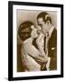 Gloria Swanson American Film Actress with Rudolph Valentino-null-Framed Photographic Print