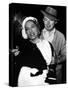 Gloria Swanson and Billy Wilder sur le plateau du film Boulevard du crepuscule (SUNSET BOULEVARD),-null-Stretched Canvas
