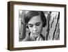 Gloria Vanderbilt Smoking Outside and Showing New Hairdo, 1963-Paul Schutzer-Framed Photographic Print