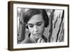 Gloria Vanderbilt Smoking Outside and Showing New Hairdo, 1963-Paul Schutzer-Framed Photographic Print