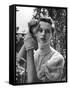 Gloria Vanderbilt Stokowski in Costume for Molnar's Play The Swan-Gordon Parks-Framed Stretched Canvas