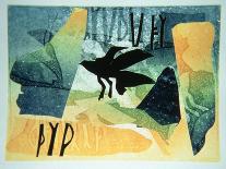 Pictish Raven, 1994 (Monotype)-Gloria Wallington-Giclee Print