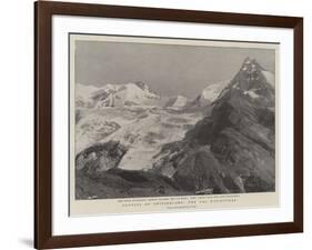 Glories of Switzerland, the Val D'Anniviers-null-Framed Giclee Print