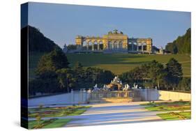 Gloriette and French Garden-Neil Farrin-Stretched Canvas