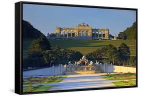 Gloriette and French Garden-Neil Farrin-Framed Stretched Canvas