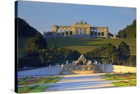 Gloriette and French Garden-Neil Farrin-Stretched Canvas