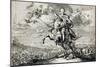 Glorification of John Sobieski III (1629-96) at the Battle of Chocim, 1674 (Engraving)-Romeyn De Hooghe-Mounted Giclee Print