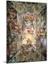 Glorification of the Reign of Pope Urban VIII Ceiling Painting in the Great Hall, 1633-39-Pietro Da Cortona-Mounted Giclee Print