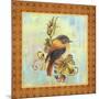 Glorious Birds On Aqua-A-Jean Plout-Mounted Giclee Print