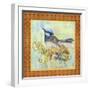 Glorious Birds On Aqua-B-Jean Plout-Framed Giclee Print