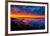 Glorious Epic Sunrise and Fog, Iconic Golden Gate Bridge, San Francisco-Vincent James-Framed Photographic Print