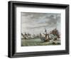 Glorious First of June, the French Fleet Is Defeated by Howe Off Ushant-null-Framed Art Print