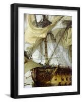 Glorious First of June-Philip James De Loutherbourg-Framed Giclee Print