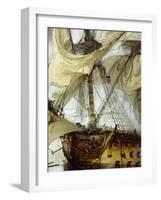 Glorious First of June-Philip James De Loutherbourg-Framed Giclee Print