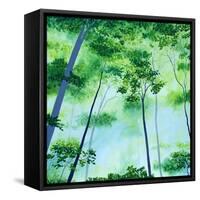 Glorious Green-Herb Dickinson-Framed Stretched Canvas
