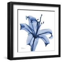 Glorious Indigo Lily-Albert Koetsier-Framed Art Print