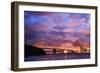 Glorious Lightning Storm, Bay Area, Treasure Island, San Francisco-Vincent James-Framed Photographic Print