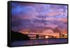 Glorious Lightning Storm, Bay Area, Treasure Island, San Francisco-Vincent James-Framed Stretched Canvas