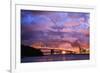 Glorious Lightning Storm, Bay Area, Treasure Island, San Francisco-Vincent James-Framed Photographic Print