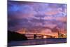 Glorious Lightning Storm, Bay Area, Treasure Island, San Francisco-Vincent James-Mounted Photographic Print