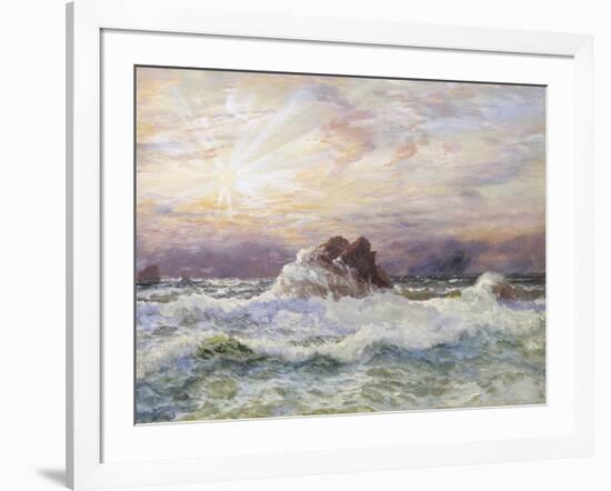 Glorious Sunset-John Brett-Framed Giclee Print