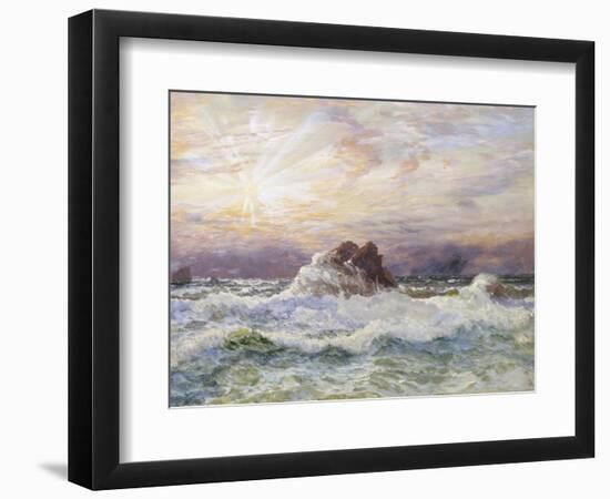 Glorious Sunset-John Brett-Framed Giclee Print