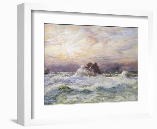 Glorious Sunset-John Brett-Framed Giclee Print