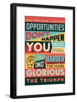 Glorious Triumph-Vintage Vector Studio-Framed Art Print