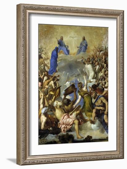 Glory, 1551-1554-Titian (Tiziano Vecelli)-Framed Giclee Print