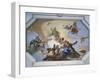 Glory Among Virtues: Fame, Glory, Justice, Fortitude, Temperance and Prudence-Giambattista Tiepolo-Framed Giclee Print