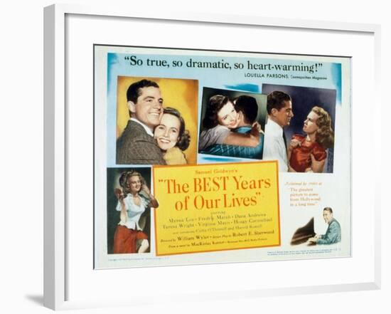 Glory for Me, 1946, "The Best Years of Our Lives" Directed by William Wyler-null-Framed Giclee Print