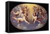 Glory of Angels-Giuseppe Cesari-Framed Stretched Canvas