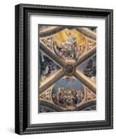 Glory of Christ, Fresco-Giovanni Lanfranco-Framed Giclee Print