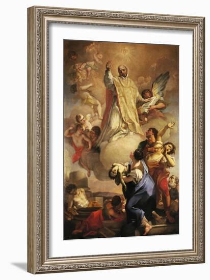 Glory of St Ignatius, 1721-Antonio Balestra-Framed Giclee Print