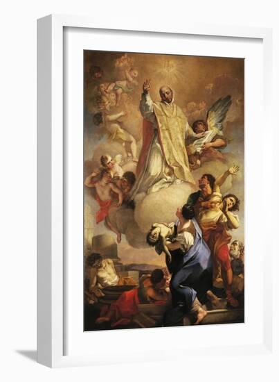 Glory of St Ignatius, 1721-Antonio Balestra-Framed Giclee Print