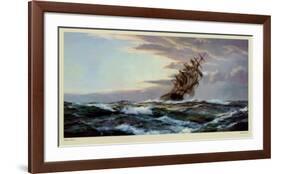 Glory of the Seas-Montague Dawson-Framed Art Print