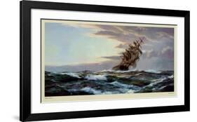 Glory of the Seas-Montague Dawson-Framed Art Print