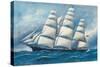 Glory of the Seas-Antonio Jacobsen-Stretched Canvas