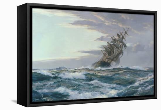 Glory of the Seas-Montague Dawson-Framed Stretched Canvas