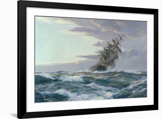 Glory of the Seas-Montague Dawson-Framed Premium Giclee Print